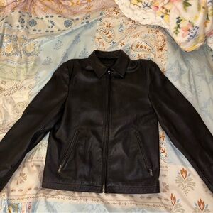 Express Black Leather Jacket